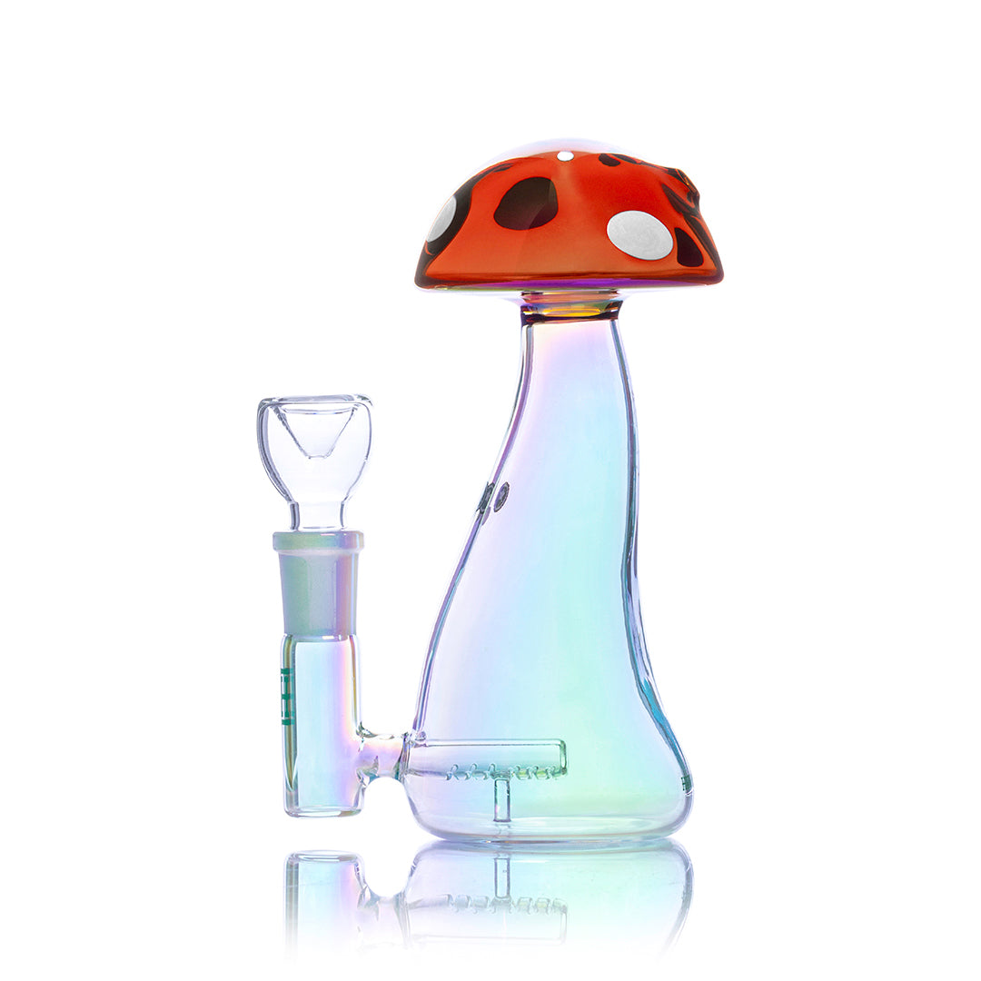 Hemper Trippy Shroom Glass Water Pipe