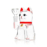 Hemper Lucky Cat Glass Water Pipe