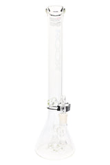 ROOR Tech 18" Stemless Beaker Bong with Showerhead Perc – Clear Glass GOG