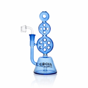 8" Triple Stack Swiss Perc Recycler Dab Rig | Croia Glass - product image 4
