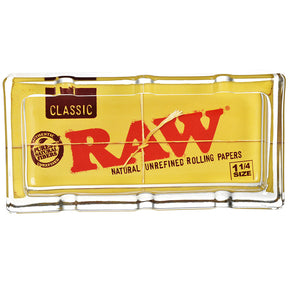 RAW 經典煙盒玻璃煙灰缸 - 6 吋 x 3 吋