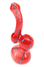 Frit Striped Sherlock Bubbler “Pocket Sleuth” – 5″ – Assorted Colors