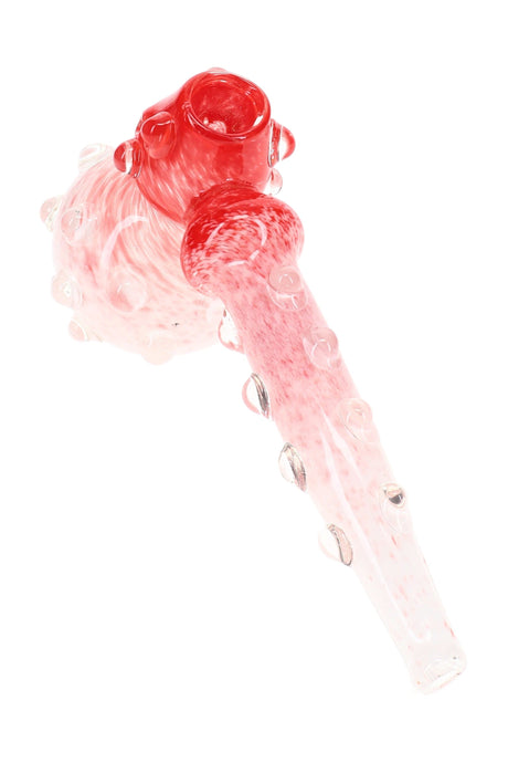 Bubbler tipo Hammer de vidrio con fritas coloridas “Parade Pop” – 8½″ – Colores variados