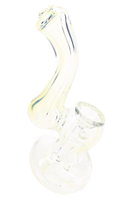Bubbler Sherlock de vidrio ahumado que cambia de color “Ghost Curl” – 4½″ – Surtido