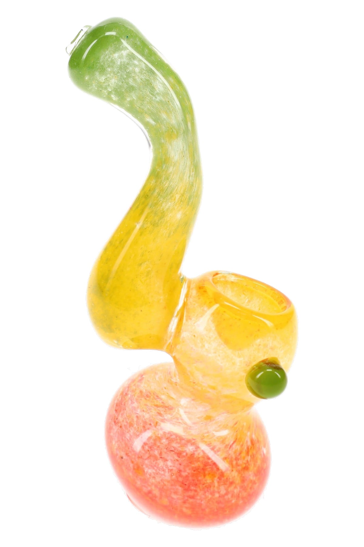 迷你 Rasta 風格玻璃 Sherlock 煙斗 “Mango Curl” – 4 英吋 – 款式隨機