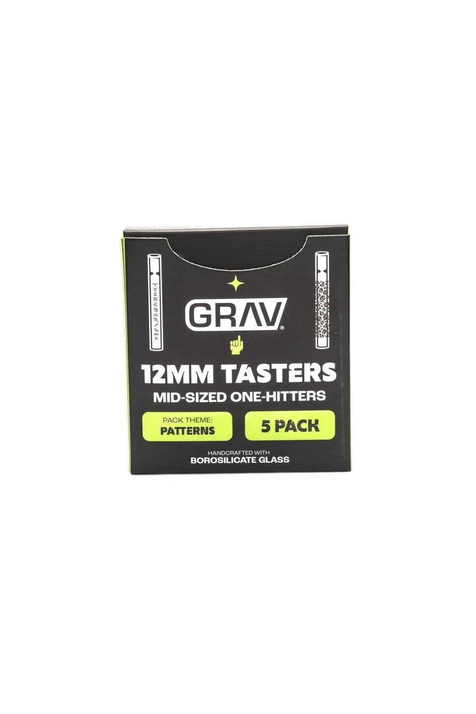 GRAV 12 mm Graphic Tasters – Patterns – 5-Pack – Assorted