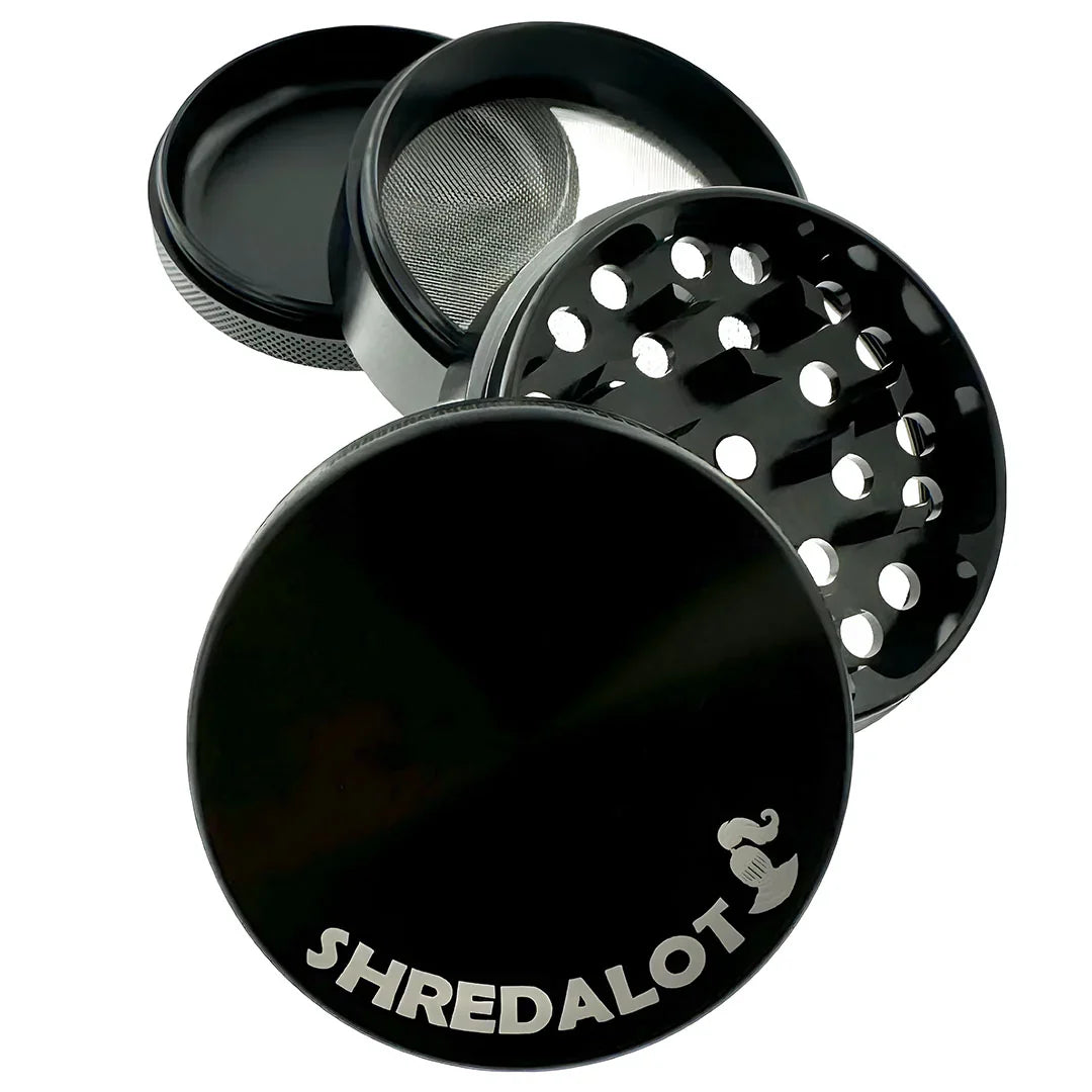 AFM Sir Shredalot 4-Piece Metal Herb Grinder – 63mm Aluminum