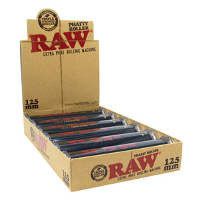 6 件裝展示架 - RAW Phatty Roller 捲菸器 - 125 毫米