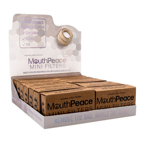 14 件裝陳列架 – MouthPeace 迷你碳濾嘴補充包 – 10 入