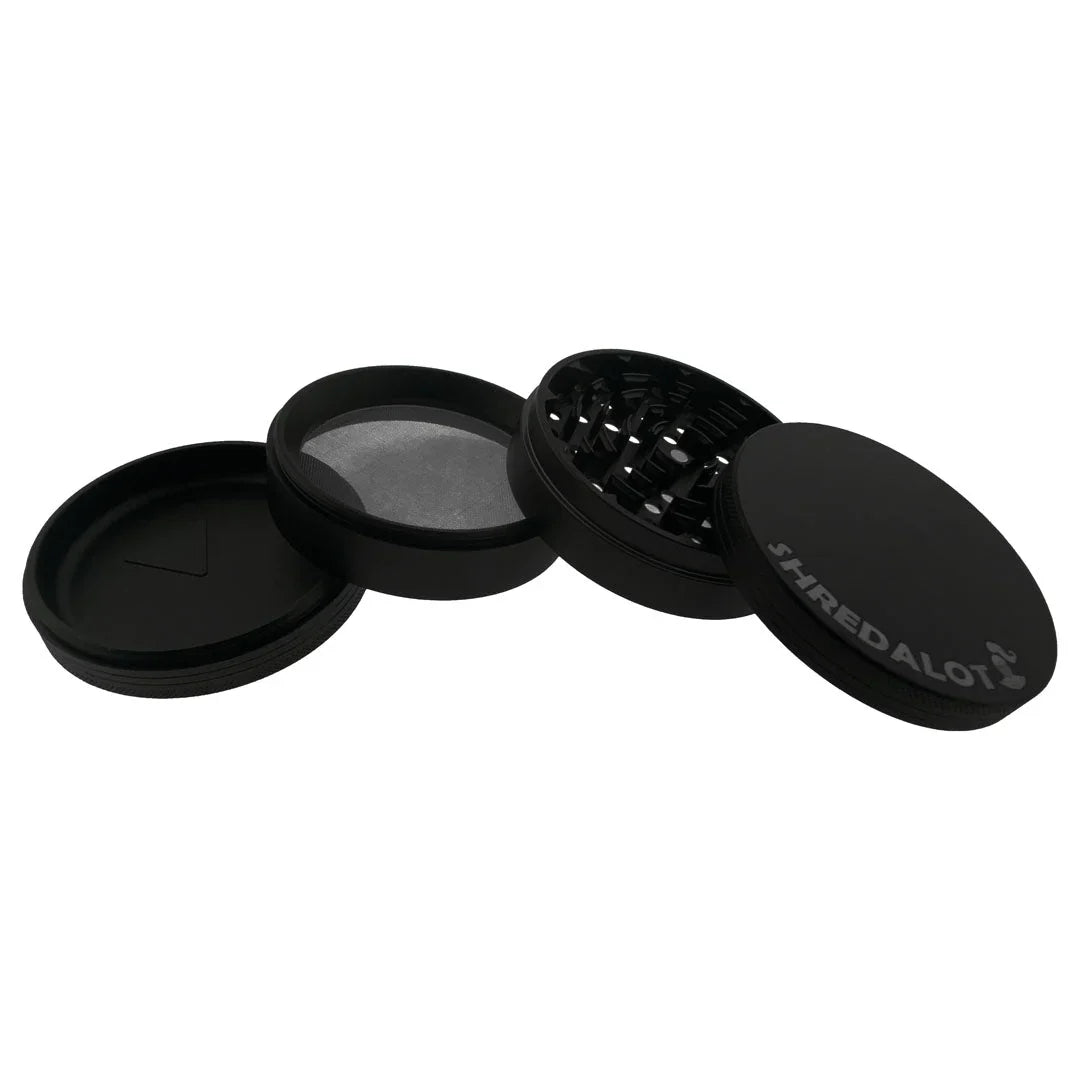 AFM Sir Shredalot 4-Piece Metal Herb Grinder – 100mm Premium Aluminum
