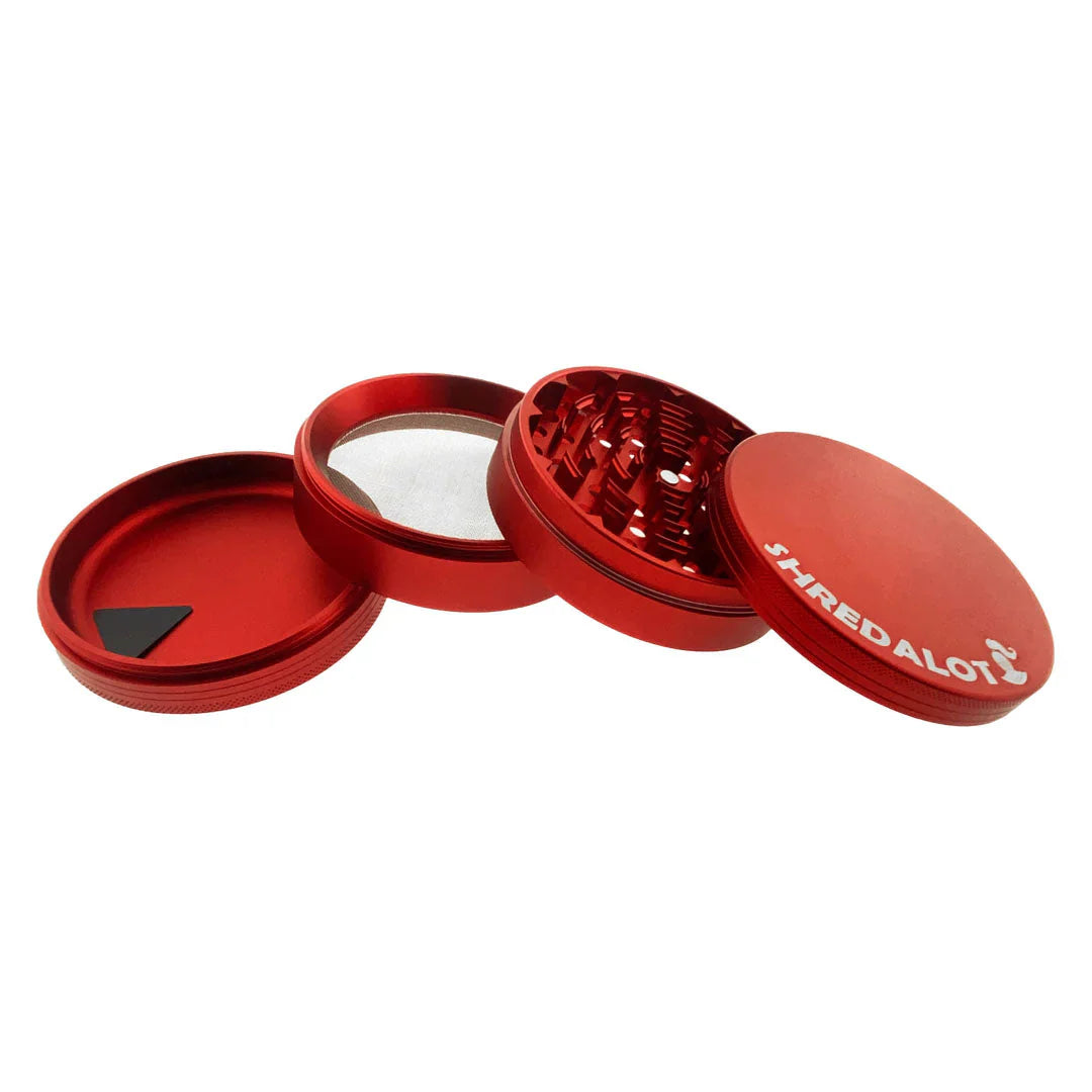AFM Sir Shredalot 4-Piece Metal Herb Grinder – 100mm Premium Aluminum