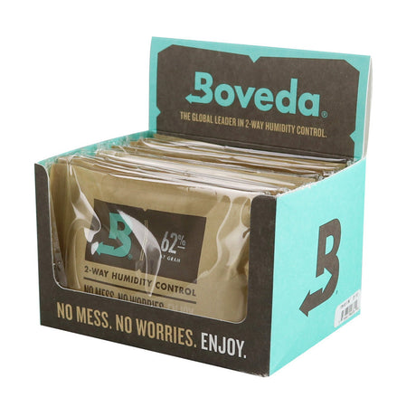 12 件裝顯示器 - Boveda 雙向濕度控制 - 62% / 67 克