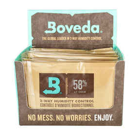 12 件裝展示盒 - Boveda 濕度控制 - 58% 67克