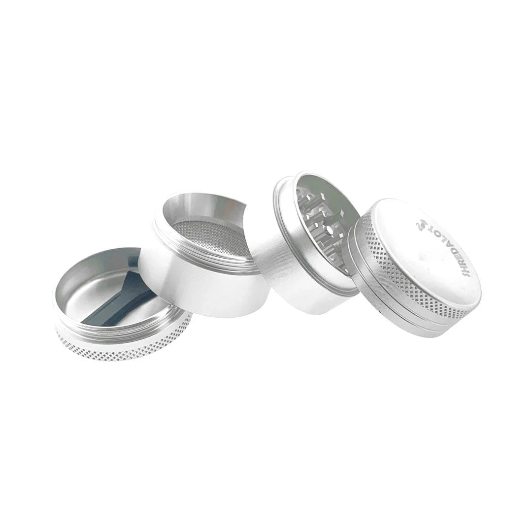 AFM Sir Shredalot 4-Piece Curve Top Metal Herb Grinder – 40mm Compact Aluminum