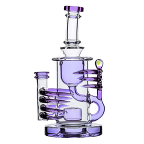 Calibear Horn Klein Recycler Dab Rig | 8" Heady Glass Klein Recycler