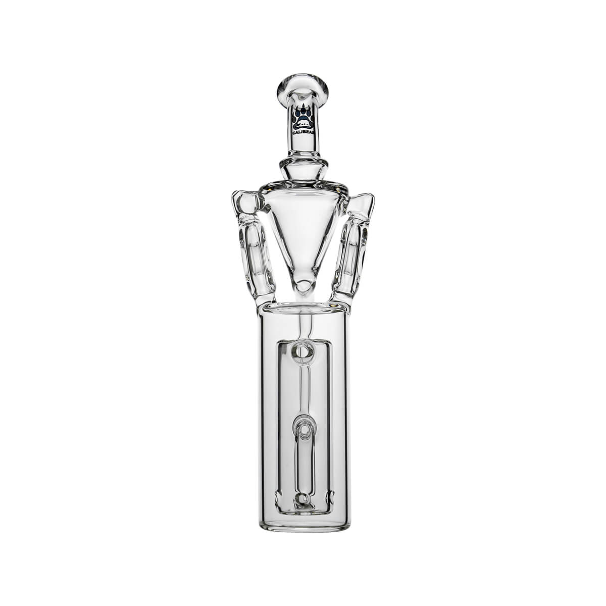 Calibear Dual Donut Recycler Glass Attachment for Dr. Dabber Switch Go