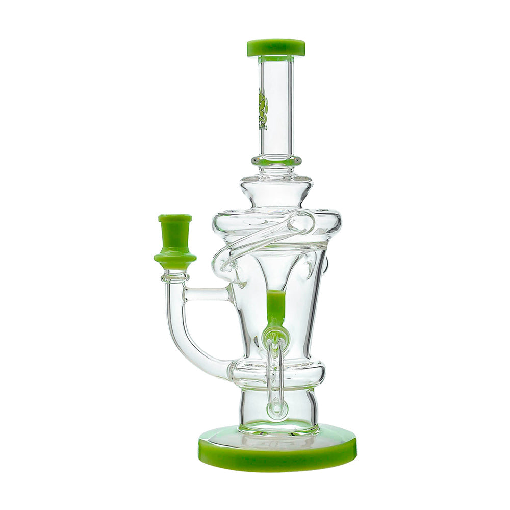 Calibear Recycler Torus Dab Rig - 10 Inch Glass Water Pipe enlarged view