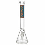 18" Classic Beaker Bong - Layered MAV Slab Pink & Blue