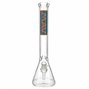 18" Classic Beaker Bong - Layered MAV Slab Pink & Blue