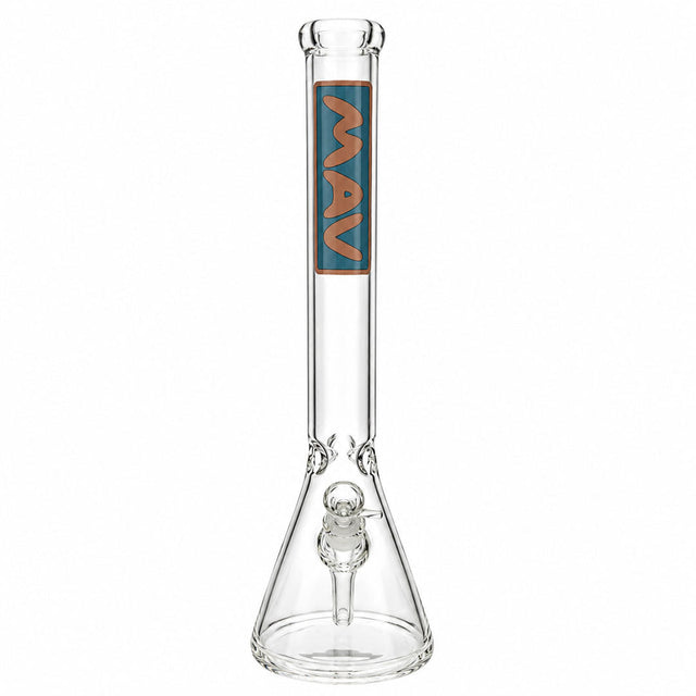 18" Classic Beaker Bong - Layered MAV Slab Pink & Blue