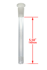 TAG - 18/14MM 6 Row x 3 (54 Hole) Open End Gridded Super Slit Downstem (5.50")