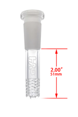 TAG - 18/14MM 6 Row x 3 (54 Hole) Open End Gridded Super Slit Downstem (5.50")