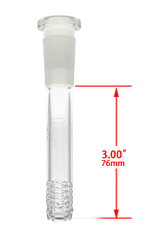 TAG - 18/14MM 6 Row x 3 (54 Hole) Open End Gridded Super Slit Downstem (5.50")