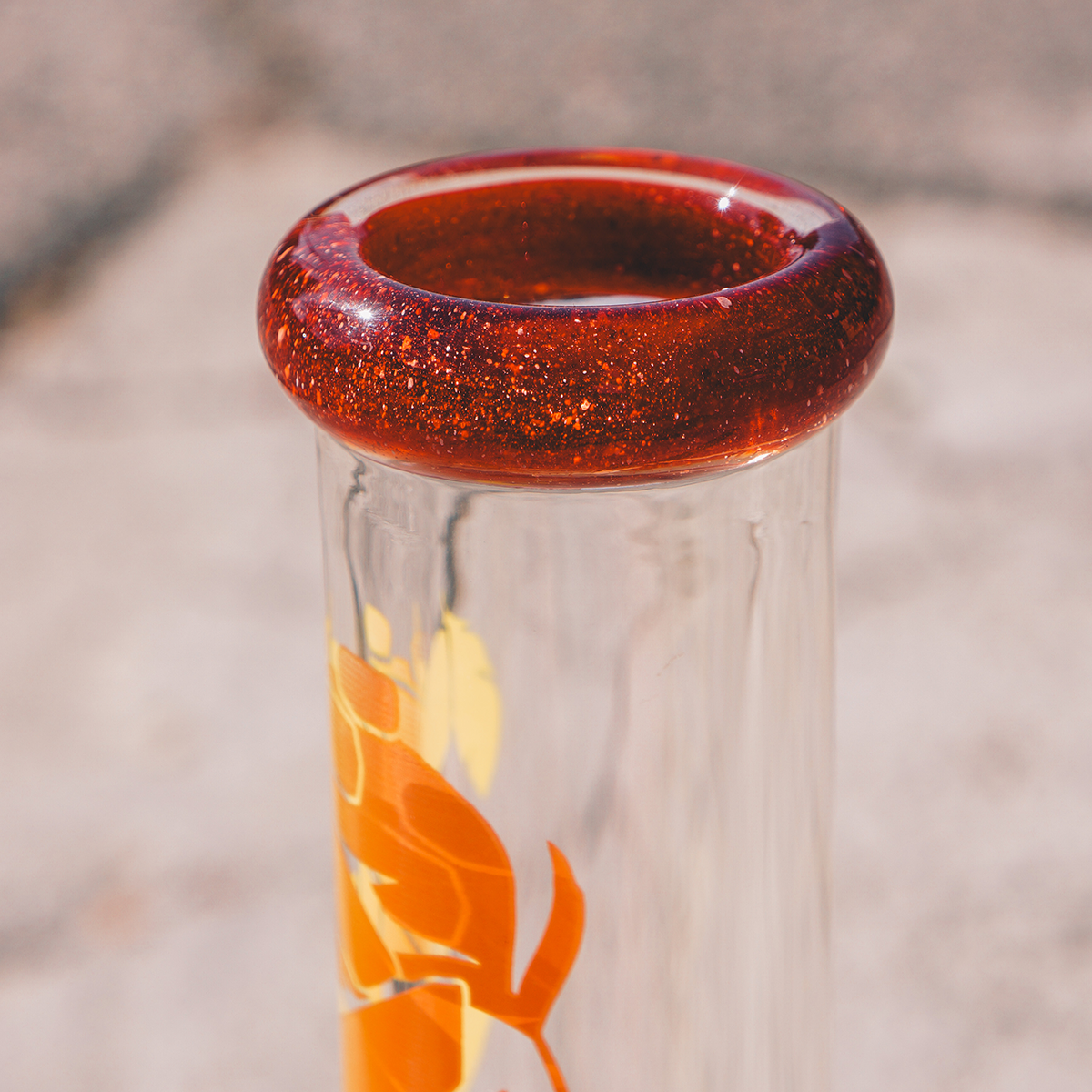 18" AFM Phoenix 9mm Clear Glass Beaker Bong Bundle Set