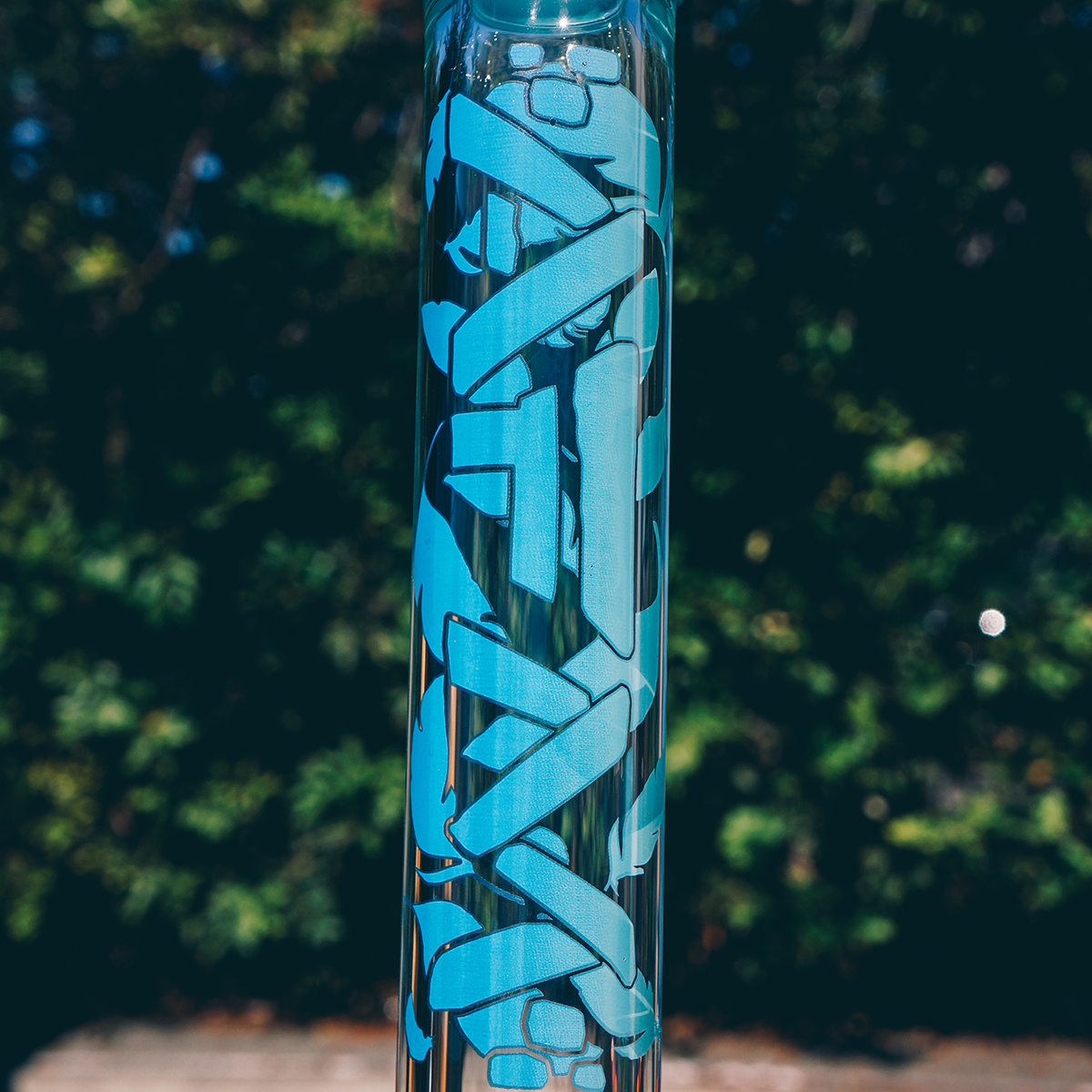 18" AFM Phoenix 9mm Clear Glass Beaker Bong Bundle Set