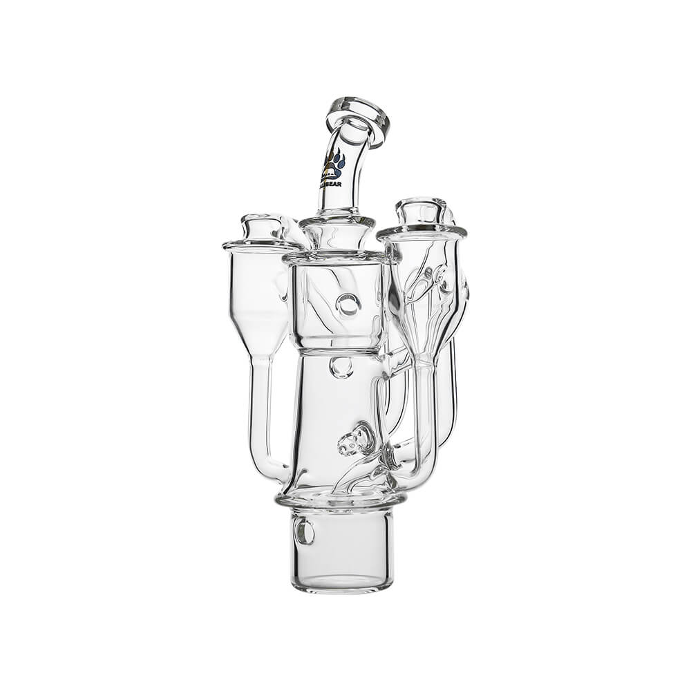 Calibear Dual Chamber Recycler Glass Attachment for Dr. Dabber Switch 2