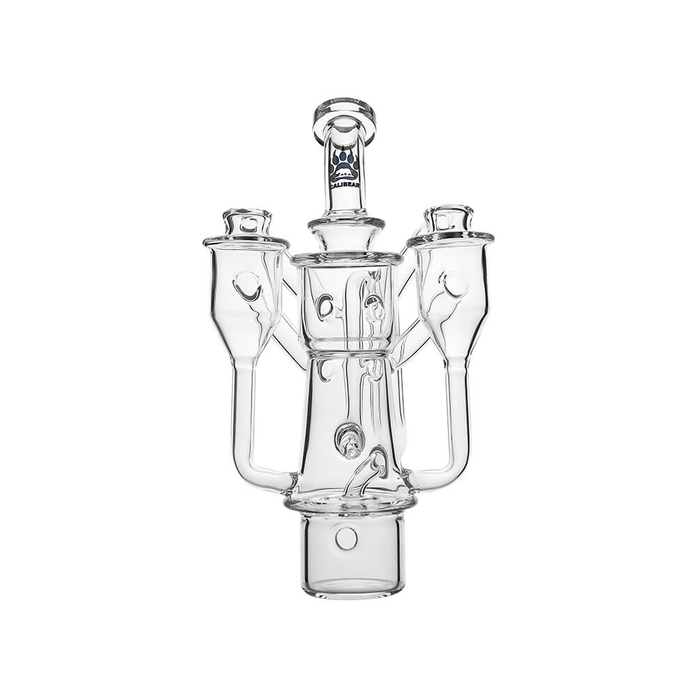 Calibear Dual Chamber Recycler Glass Attachment for Dr. Dabber Switch 2