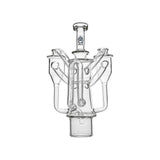 Calibear Dual Chamber Recycler Glass Attachment for Dr. Dabber Switch 2