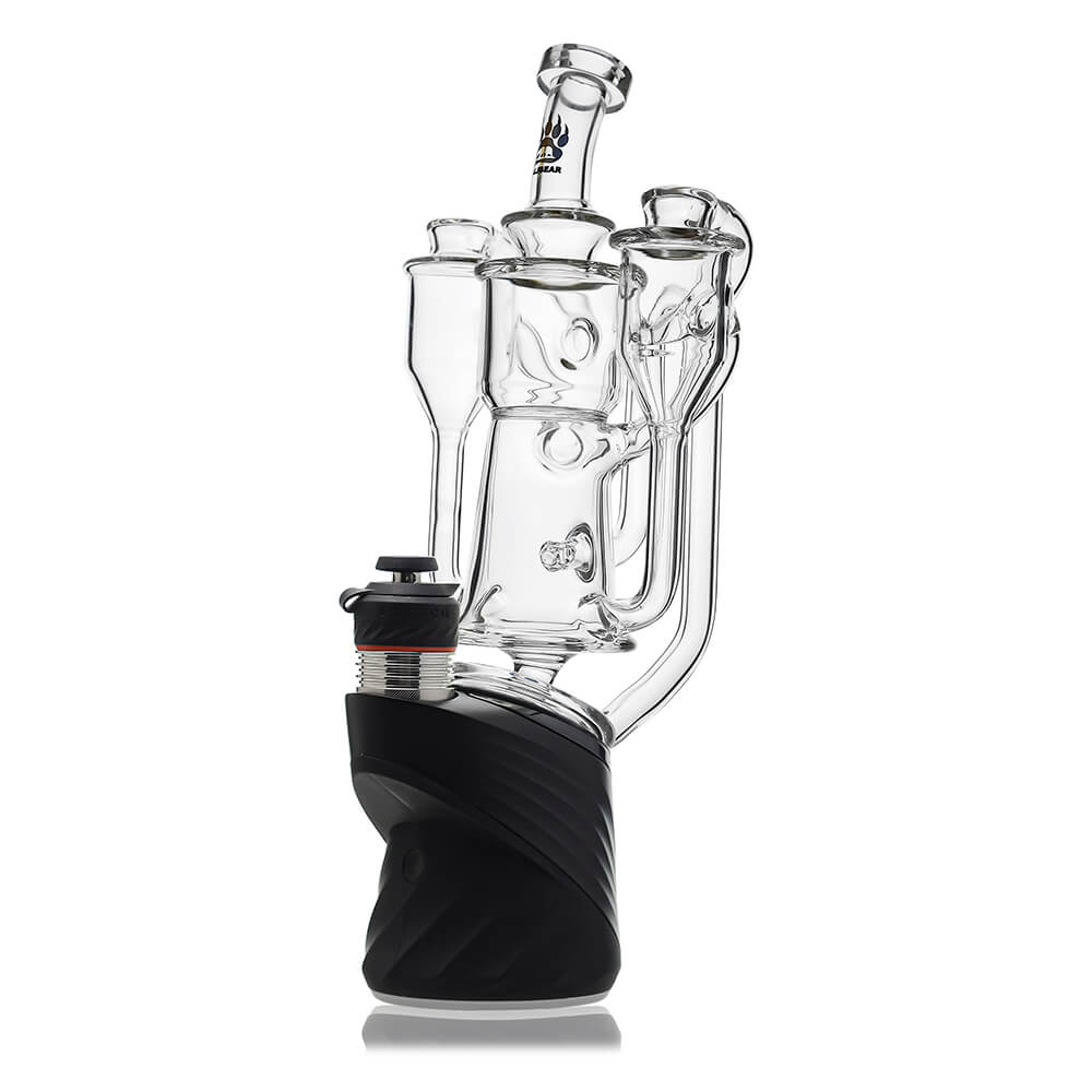 適用於 Puffco Peak OG 與 Pro 的雙腔循環過濾玻璃配件 | Calibear