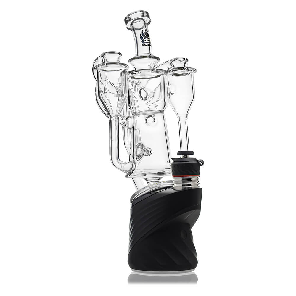 適用於 Puffco Peak OG 與 Pro 的雙腔循環過濾玻璃配件 | Calibear
