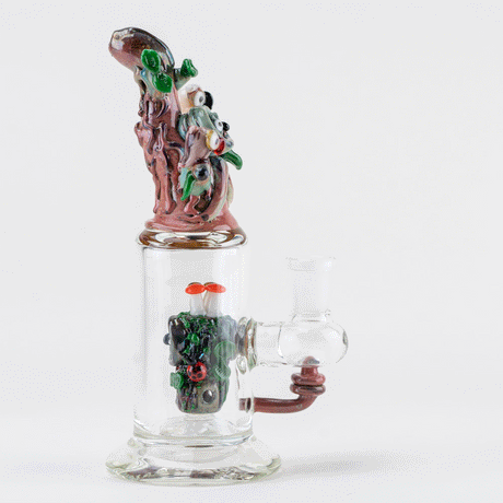 Empire Glassworks 貓頭鷹家族樹迷你煙槍