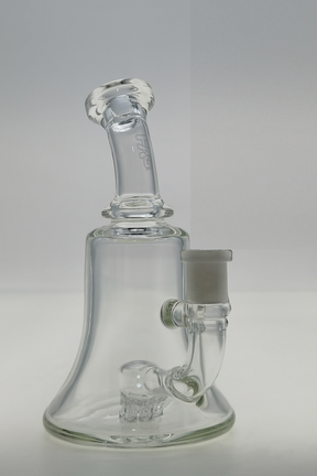 標籤 - 6.5吋 Micro 6臂樹狀煙具，附波紋狀風箱底座 50x5MM（14MM 母接頭），雷射雕刻標誌 - 透明 .01 (QZ-072T-2431LE.04)