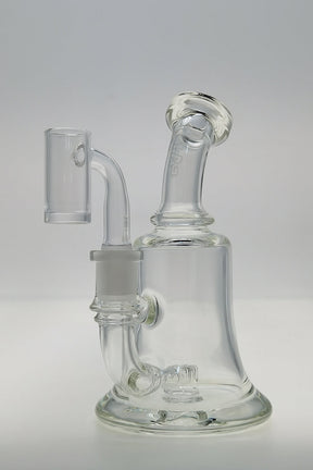 TAG - 6.5吋彎頸微型超級狹縫菸斗，附風箱底座50x5MM（14MM母頭）
