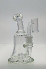 TAG - 6.5" Bent Neck Micro Super Slit Puck w/ Bellow Base 50x5MM (14MM Female)