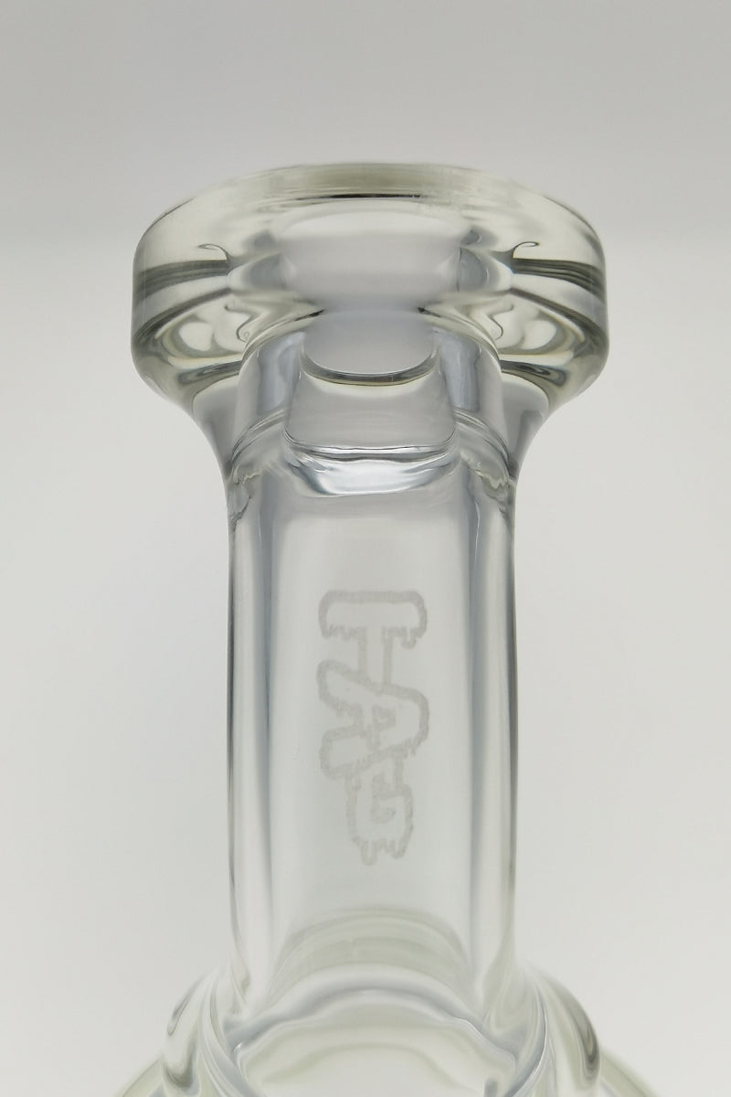 TAG - 6.5" Bent Neck Micro Super Slit Puck w/ Bellow Base 50x5MM (14MM Female)