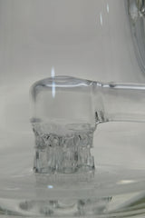 TAG - 6.5" Micro 6 Arm Tree w/ Bellow Base 50x5MM (14MM Female) Wavy Laser Engraved Logo - Clear .01 (QZ-072T-2431LE.04)