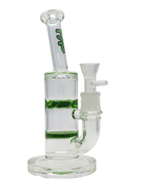 TAG - 9.5" Bent Neck Honeycomb with Spinning Splashguard (18MM Female)