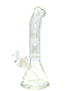 標籤 - 14吋彎頸超級狹縫UFO燒杯 50x7毫米 - 18/14毫米下導管 (4.00吋)