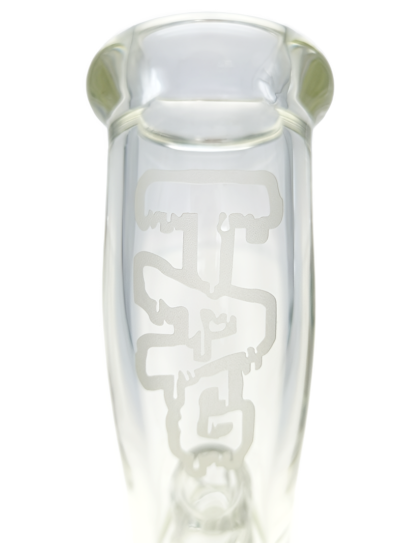 TAG - 14" Bent Neck Super Slit UFO Beaker 50x7MM - 18/14MM Downstem (4.00")