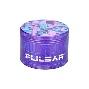 Pulsar 設計系列研磨器附側邊圖案 - 棉花糖 / 4件組 / 2.5吋