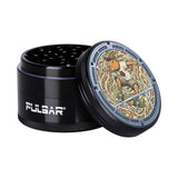 6PC DISPLAY - Pulsar Design Series Grinder - 2.5" / 4pc / Assorted Designs