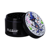 6PC DISPLAY - Pulsar Design Series Grinder - 2.5" / 4pc / Assorted Designs