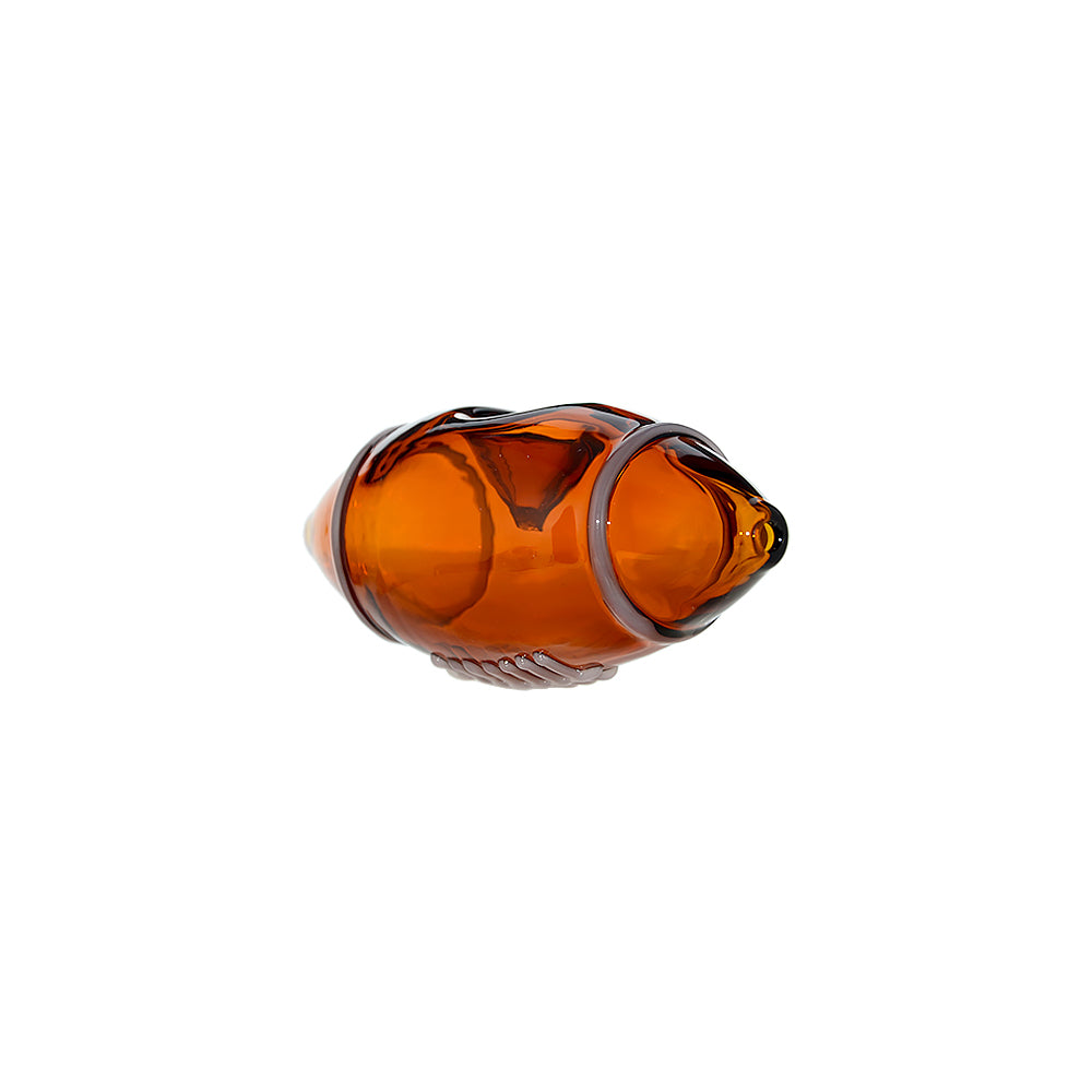 HANDMADE GLASS FISHBONE SPOON PIPE