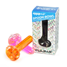 Pulsar 甘油系列可冷凍湯匙菸斗 - 4 英吋/顏色隨機