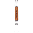 Pulsar Quartz & Wood Deco Dab Straw - 5.75"