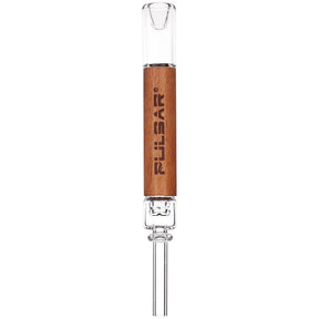 Pulsar Quartz & Wood Deco Dab Straw - 5.75"
